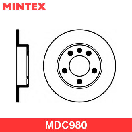 MDC980 MINTEX  Тормозной диск