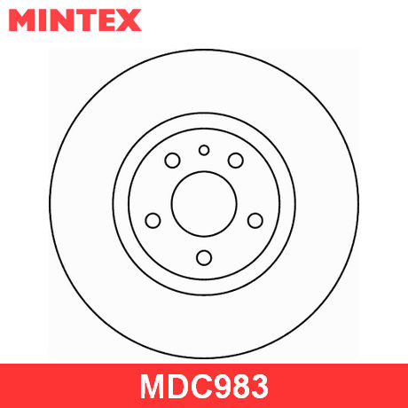 MDC983 MINTEX MINTEX  Тормозной диск