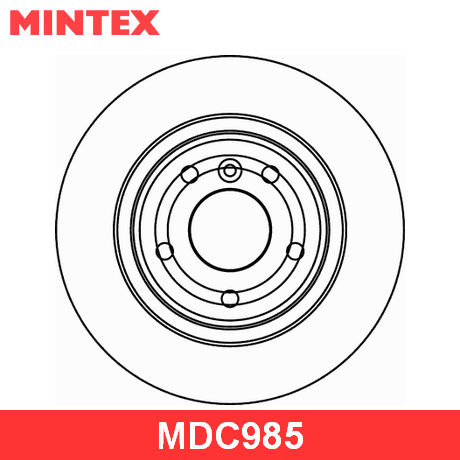 MDC985 MINTEX  Тормозной диск