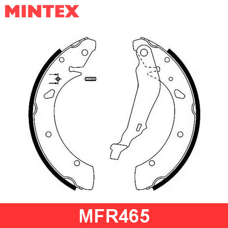 MFR465 MINTEX  Комплект тормозных колодок
