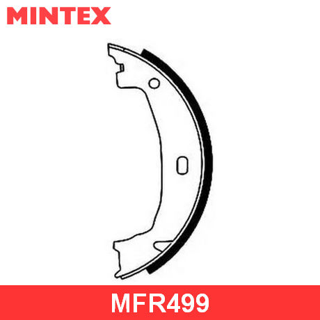 MFR499 MINTEX MINTEX  Комплект колодок ручного тормоза; Комплект колодок стояночного тормоза