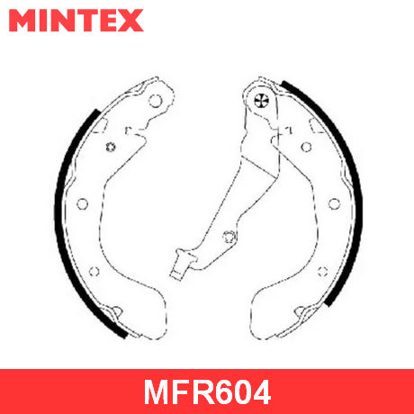MFR604 MINTEX  Комплект тормозных колодок