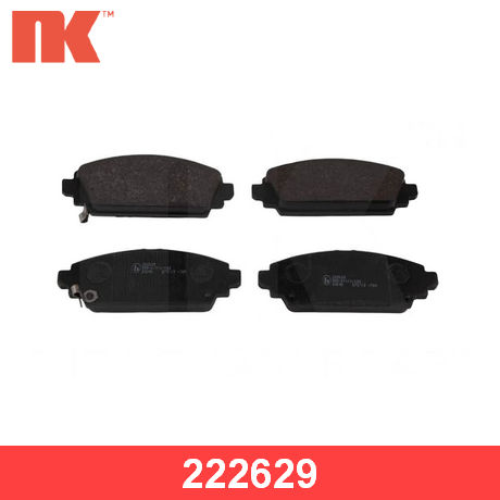 222629 NK  Комплект тормозных колодок, дисковый тормоз