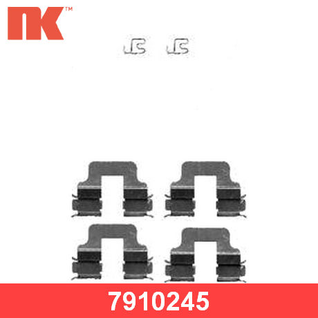 7910245 NK  Комплектующие, колодки дискового тормоза