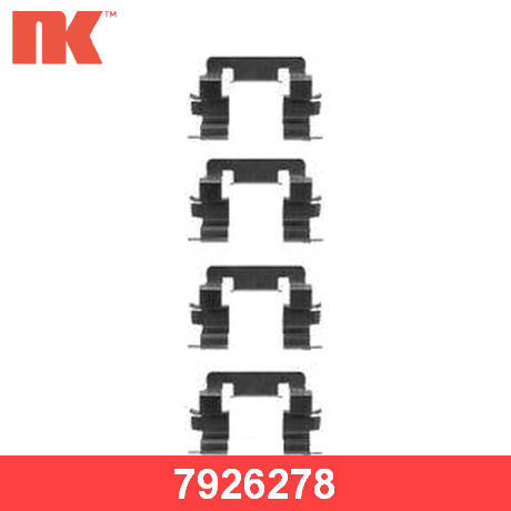 7926278 NK  Комплектующие, колодки дискового тормоза