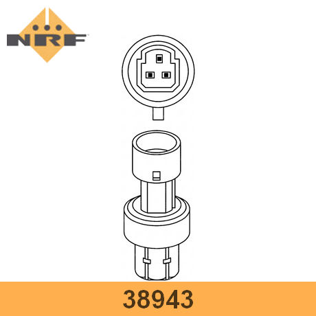 38943 NRF NRF  Пневматический выключатель, кондиционер