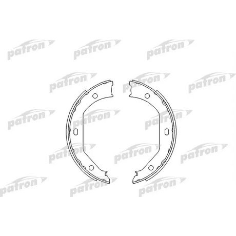 PSP585 PATRON PATRON  Комплект колодок ручного тормоза; Комплект колодок стояночного тормоза