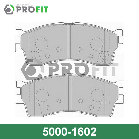 5000-1602 PROFIT  Комплект тормозных колодок, дисковый тормоз