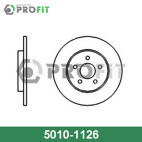 5010-1126 PROFIT  Тормозной диск