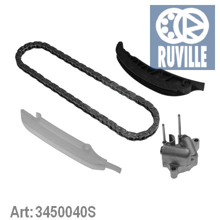 3450040S RUVILLE RUVILLE  Цепь ГРМ привода распредвара комплект; Комплект цепи ГРМ привода распредвала;
