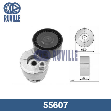 55607 RUVILLE RUVILLE  Натяжитель приводного ремня; Ролик натяжителя приводного ремня