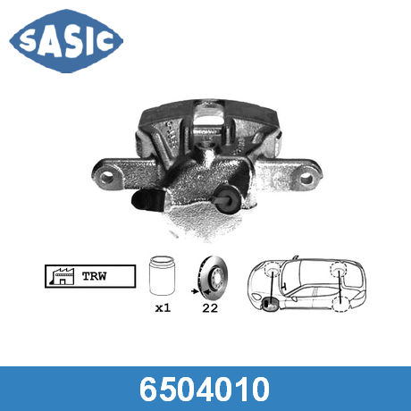 6504010 SASIC SASIC  Тормозной суппорт