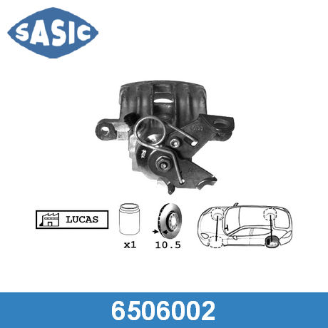 6506002 SASIC SASIC  Тормозной суппорт