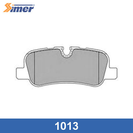 1013 SIMER  Комплект тормозных колодок, дисковый тормоз