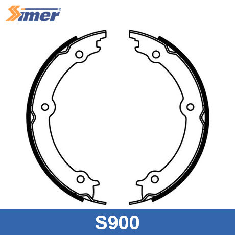 S900 SIMER  Комплект тормозных колодок