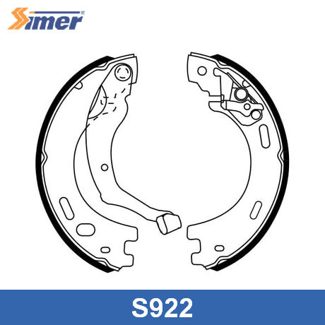 S922 SIMER  Комплект тормозных колодок