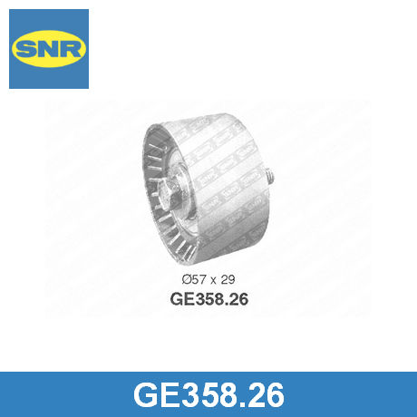 GE358.26 SNR  Паразитный / Ведущий ролик, зубчатый ремень