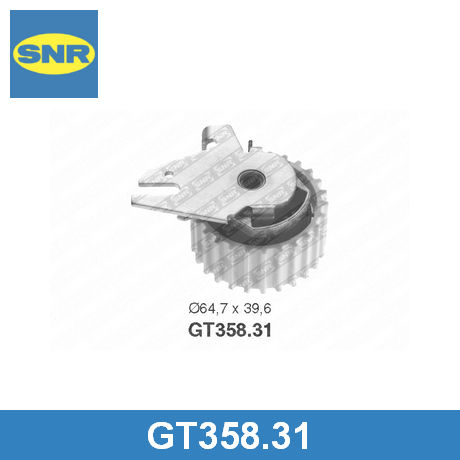 GT358.31 SNR  Натяжной ролик, ремень ГРМ