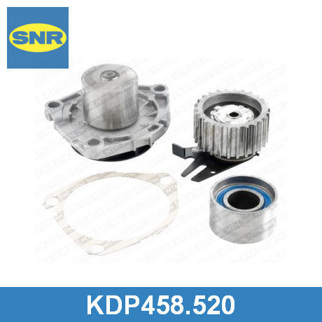 KDP458.520 SNR SNR  Комплект ремня ГРМ с водяным насосом; Ремень ГРМ в комплекте с водяным насосом;