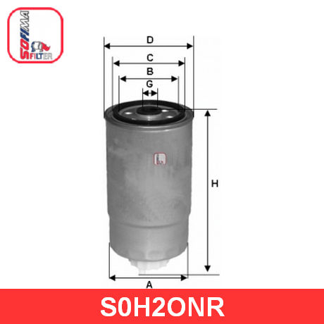 S 0H2O NR SOFIMA SOFIMA  Топливный фильтр