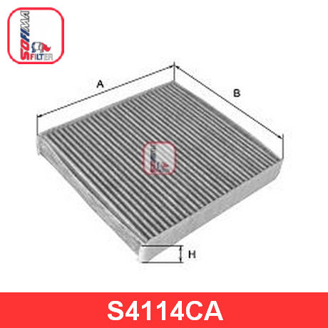 S 4114 CA SOFIMA SOFIMA  Фильтр салонный; Фильтр кондиционера; Фильтр очистки воздуха в салоне;