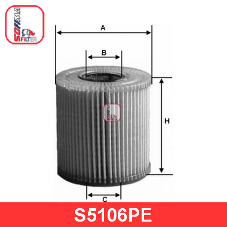 S 5106 PE SOFIMA  Масляный фильтр