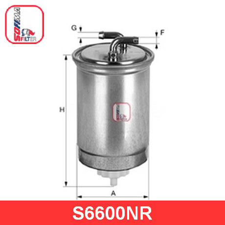 S 6600 NR SOFIMA  Топливный фильтр