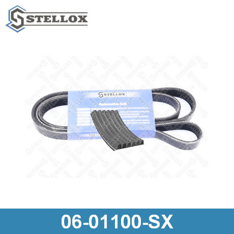 06-01100-SX STELLOX  Поликлиновой ремень