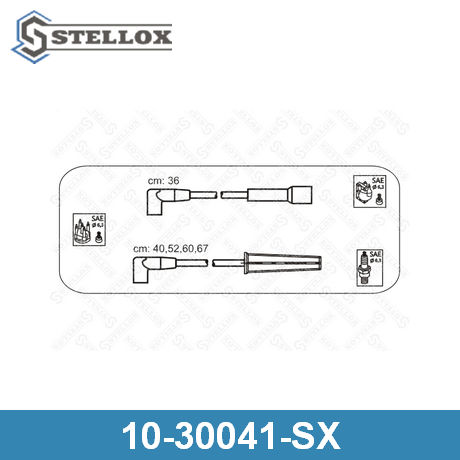 10-30041-SX STELLOX  Комплект проводов зажигания