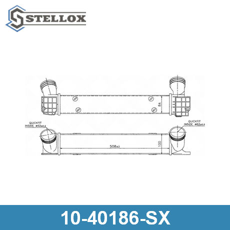 10-40186-SX STELLOX STELLOX  Интеркулер
