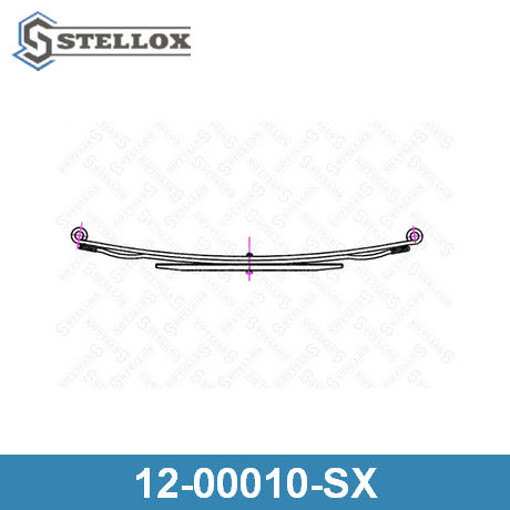 12-00010-SX STELLOX STELLOX  Многолистовая рессора
