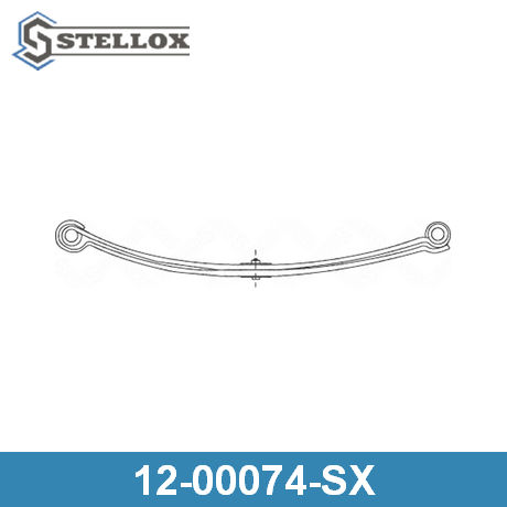 12-00074-SX STELLOX STELLOX  Многолистовая рессора