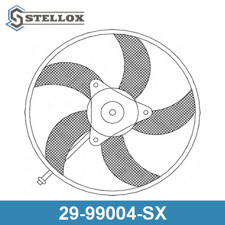 29-99004-SX STELLOX  Вентилятор, охлаждение двигателя