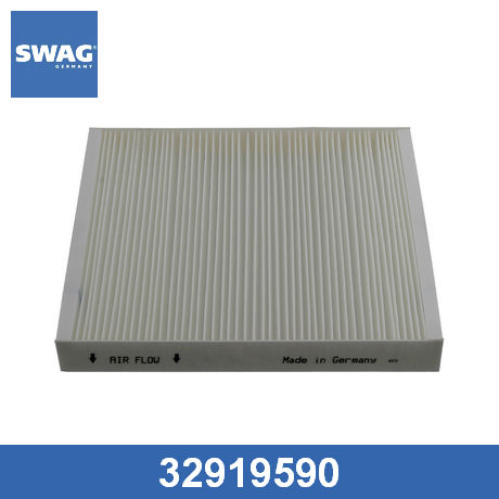 32 91 9590 SWAG SWAG  Фильтр салонный; Фильтр кондиционера; Фильтр очистки воздуха в салоне;