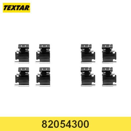 82054300 TEXTAR  Комплектующие, колодки дискового тормоза