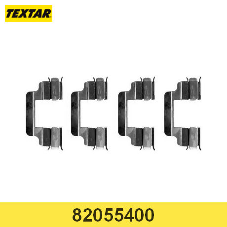 82055400 TEXTAR  Комплектующие, колодки дискового тормоза