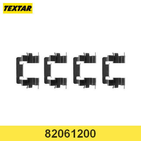 82061200 TEXTAR  Комплектующие, колодки дискового тормоза