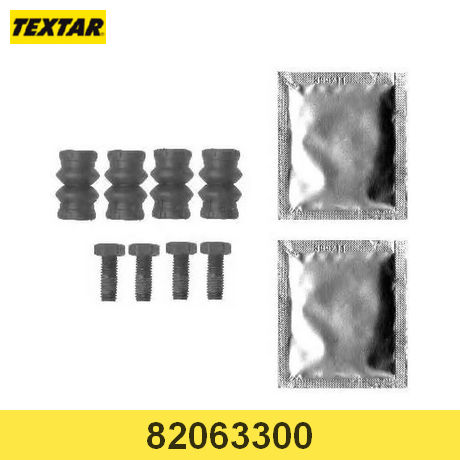 82063300 TEXTAR  комплект принадлежностей, тормозной суппорт