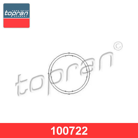 100 722 TOPRAN  Прокладка, фланец охлаждающей жидкости