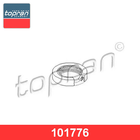 101 776 TOPRAN  Уплотнительное кольцо вала, приводной вал