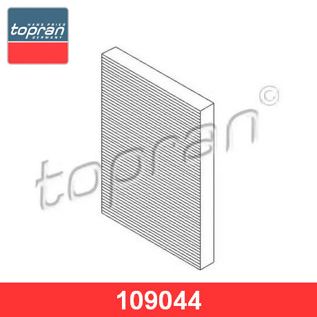 109 044 TOPRAN TOPRAN  Фильтр салонный; Фильтр кондиционера; Фильтр очистки воздуха в салоне;