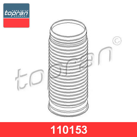 110 153 TOPRAN  Защитный колпак / пыльник, амортизатор