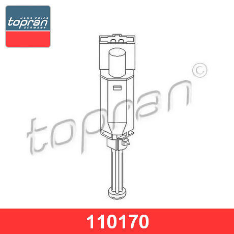 110 170 TOPRAN  Выключатель, привод сцепления (Tempomat)