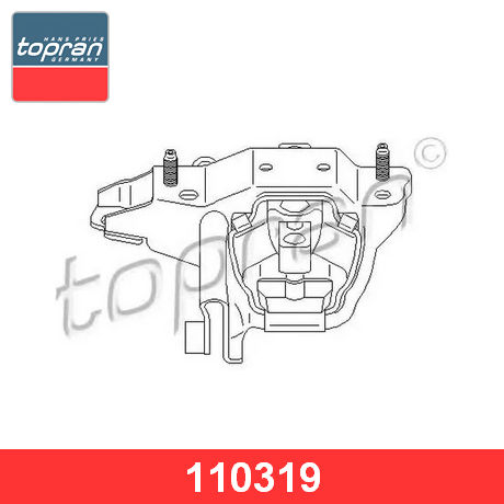 110 319 TOPRAN  Подвеска, ступенчатая коробка передач
