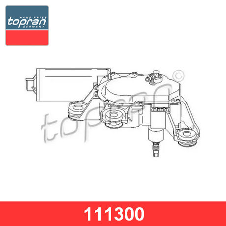 111 300 TOPRAN  Двигатель стеклоочистителя