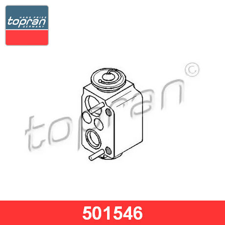 501 546 TOPRAN TOPRAN  Расширительный клапан кондиционера