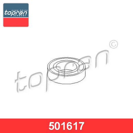 501 617 TOPRAN TOPRAN  Подшипник карданного вала