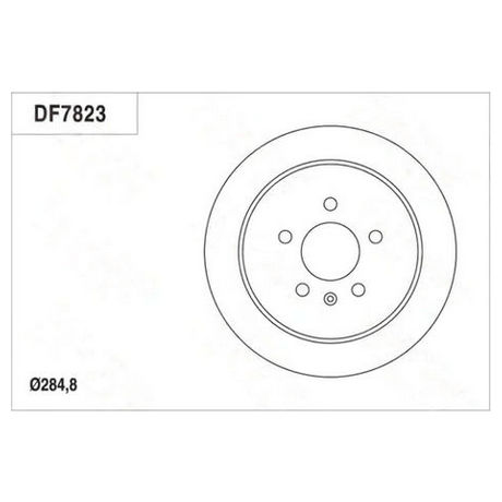 DF7823 TRW  Тормозной диск