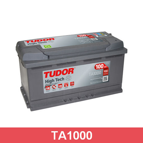 TA1000 TUDOR  Стартерная аккумуляторная батарея; Стартерная аккумуляторная батарея