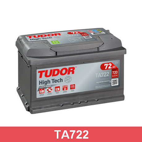 _TA722 TUDOR  Стартерная аккумуляторная батарея; Стартерная аккумуляторная батарея